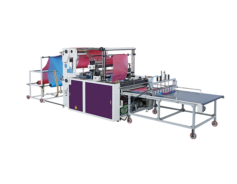 Two Layer Two Track Flat Bags Making Machine