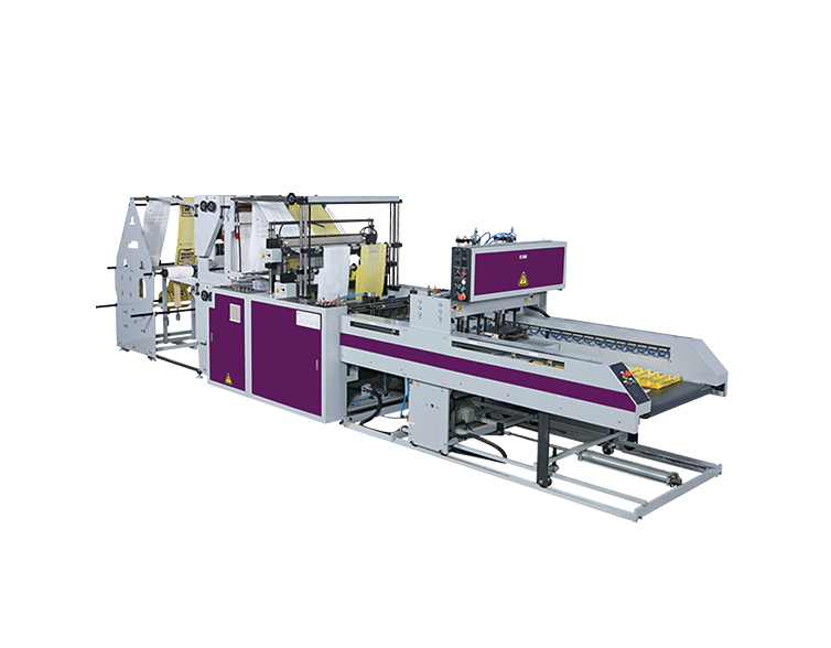 Two Layer Four Track Flat Bags/ T-shirt Bags Making Machine