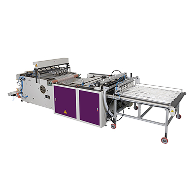 Luxury Non-tension Bottom Sealing Bags Making Machine With Hot Slitter