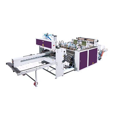 Fully Automatic Two Track T-shirt Bags Making Machine