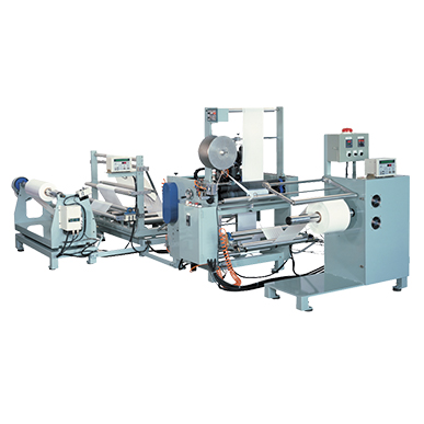 Hot Slitting & Sealing Re-tube & Re-winding Machine