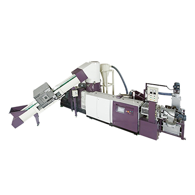 Single stage recycling machine