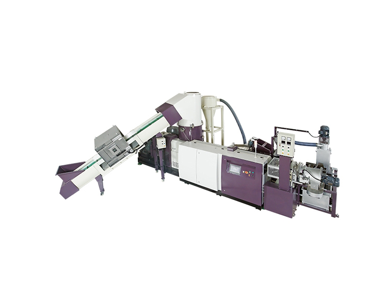 Single stage recycling machine