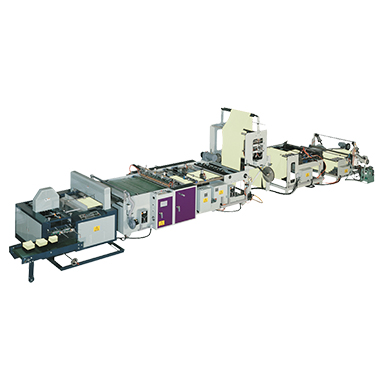 Poly Draw Tape Garbage Bags Making Machine With MN4 In-line Folding Device
