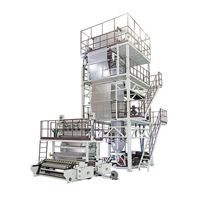 Three Layer Co-Extrusion Blown Film Machine