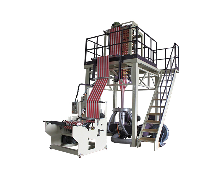 HDPE / LDPE Stripe Two Color Co-extrusion Blown Film Machine